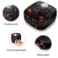 thumbnail image 3 of Halloween Velvet Period Bag Storage Organizer for Tampons and Pads, Small Bag with Sponge and Oxford Cloth, 4.7x6.6x6.6 in, Period Pouch, 3 of 6