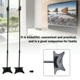 thumbnail image 4 of Mad Hornets Speaker Stands for Surround Sound and Home Theater Speakers, Floor-Standing Height Adjustable Mounts, 1-4 Pairs, 10 Lb Capacity, Black, 4 of 10