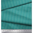 thumbnail image 2 of Soimoi Green polyester Crepe Fabric Brush Stroke & Dots Abstract Decor Fabric Printed Yard 42 Inch Wide, 2 of 5