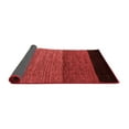 thumbnail image 2 of Ahgly Company Indoor Round Abstract Red Modern Area Rugs, 3' Round, 2 of 4