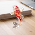 thumbnail image 4 of Figura de pez, Feng Shui, Colección Adorno de pez dorado de la suerte, Escultura, Pez pequeño Rojo, 4 of 6