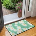 thumbnail image 2 of Green Daisy Flower Yellow Centers Pattern Door Rugs,Washable Non Slip Door Mats Indoor,Decorative Door Mats,Entry Mat Indoor for Entrance,Bedroom,Kitchen,Bathroom,30"x17", 2 of 6