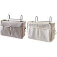 thumbnail image 1 of Organizador de mesita de noche de 2 piezas, bolsillos colgantes para mesita de noche, bolsa de almacenamiento colgante para mesita de noche, bolsillo de almacenamiento para mesita de noche, para reloj, 1 of 5