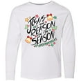 thumbnail image 3 of Inktastic Jesus is the Reason for the Season Christmas Bells and Stars Long Sleeve Youth T-Shirt, 3 of 5