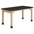 thumbnail image 4 of DWI Rectangular Science Table 60" x 30" Oak (P7141K30N), 4 of 9