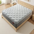 thumbnail image 2 of Mattress 12 inch King Size,Gel Memory Foam Hybrid Mattress,Medium Comfort in a Box,Adult, 2 of 7