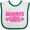 White and Green, variant on Inktastic Gramma's Granddaughter Gift Girls Baby Bib