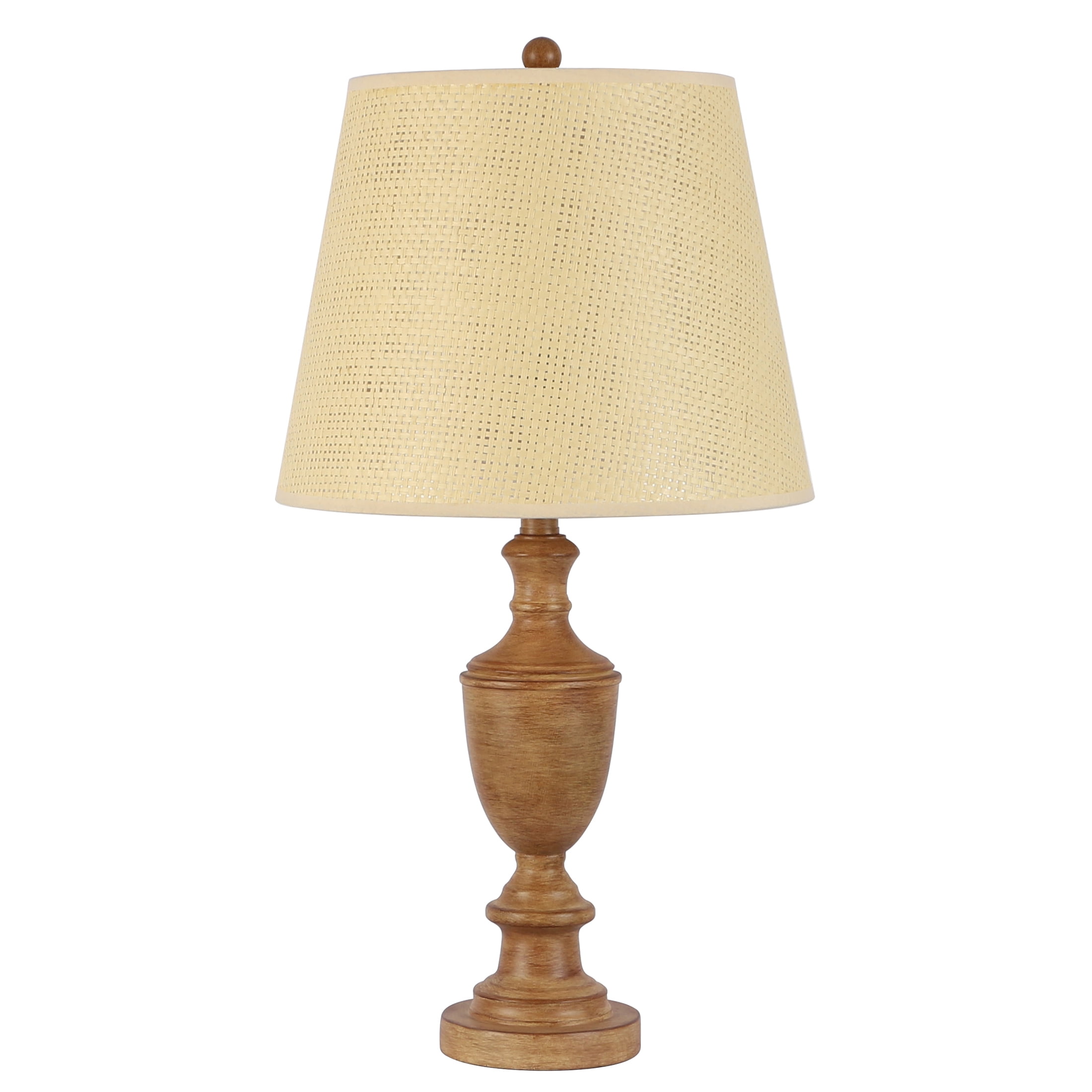 Simplee Adesso Rattan Paper Uno Lamp Shade, 11"H x 14"D, Transitional, Adult Office, Dorm Room
