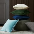 thumbnail image 4 of Square Cotton Velvet Pillowcases Pack of 2 Solid Colors,  (Without Inserts) (Double Sides), 4 of 11