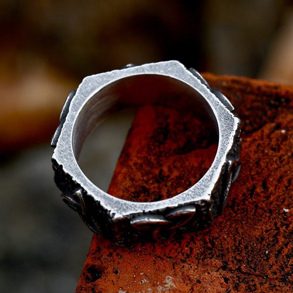 Timeless Titanium Steel Ring For Men Polished Finish Classic Style Jewelry Size 7 8 9 10 11 12 13 For Men Only