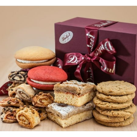 Christmas Gift Cookies - Dulcet's Gourmet Food Gift Basket – Includes: Peanut Butter Cookies, Old-fash...