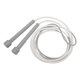 thumbnail image 4 of Cuerda de saltar ajustable para fitness, ideal para estudiantes de primaria, jardín de infantes, escuela secundaria, mango gris y cuerda blanca grisácea., 4 of 14