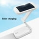 thumbnail image 5 of Luz portátil solar LED para camping | Batería recargable de 1800 mAh | Alimentada por energía solar | Estructura plegable de ABS | Alta luminosidad de 500 lúmenes | Para tiendas de campaña, hogar, 5 of 8