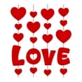 thumbnail image 1 of Decoración del Día de Valentín, pancarta de , guirnalda de cuerdas colgantes, pancarta de corazón para propuesta, recuerdos para la, 1 of 7