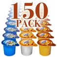 thumbnail image 1 of Individual Coffee Creamer Singles Variety Pack (3 Flavors) 150 Count Non-Dairy Coffee Creamer Pods, Hazelnut, Caramel, French Vanilla - Individual Creamers Non Refrigerated, 1 of 5