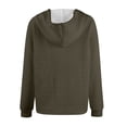 thumbnail image 5 of NMMUED Hoodies Women Womens Waffle Knit Top Oversized Hoodie Hooded Sweatshirt Women Hooded Top Womens Hoodies Pullover Loose Fit Hoodie Gray XXL, 5 of 9