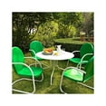 thumbnail image 6 of Outdoor Dining Set 5pc Metal Table Chairs Patio Furniture Set, 6 of 6