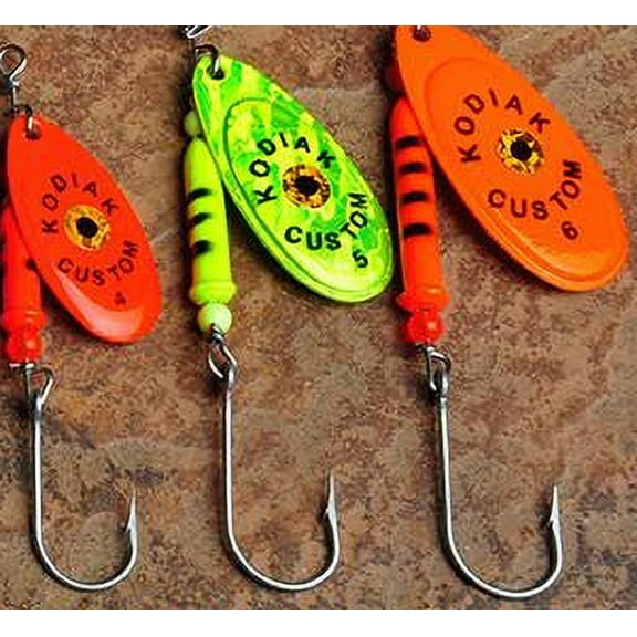 Kodiak Custom Kcft Gi Spinner 4 Bk-s 1/4 Single Hook