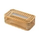 thumbnail image 2 of Dispensador de pañuelos faciales rectangular decorativo de metal con soporte para caja de pañuelos. Estilo A, 2 of 9