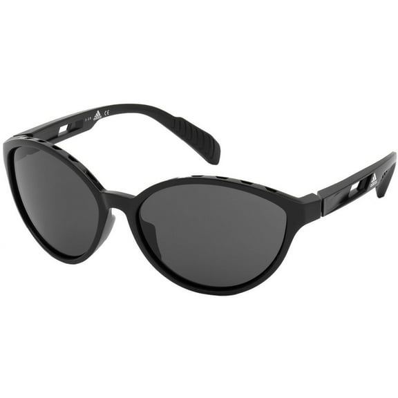 Adidas ADIDAS SP0012 01A Women's Shiny Black Cat Eye Sunglasses