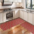 thumbnail image 3 of Kitchen Rugs Sets Of 2,Red Christmas Tree Pattern Anti Fatigue Kitchen Mat Rugs Non Slip Washable,Decorative Kitchen Floor Mats for Kitchen,Sink,Laundry,17"X47", 3 of 5