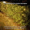 thumbnail image 3 of 96 Leds Net Mesh Lights Outdoor Christmas Lights 5ftx5ft, Connectable Outdoor Indoor Fairy Christmas Net Lights for Christmas Party, Yard, Patio, Tree, Xmas, Indoor Outdoor Decorations, 3 of 5
