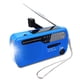 thumbnail image 5 of Radio Solar Con Manivela Radio AM/FM Con Linterna LED para Exteriores (azul), 5 of 9