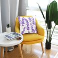thumbnail image 6 of Lavender Flowe Throw Pillow Covers Couch Pillowcases Decor for Bed Sofa 18" x 18", 6 of 7