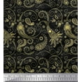 thumbnail image 1 of Soimoi Polyester Crepe Fabric Floral & Paisley Printed Fabric 1 Yard 42 Inch Wide, 1 of 3