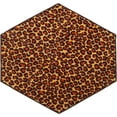 thumbnail image 2 of Furnish My Place Cheetah Real Area Rug, Animal Print Area Rug, Indoor Area Rug, Home Decor Rug, Elegant Designed Rug, Pet-Friendly Rug, Animal Inspired Design Rug, 3' Hexagon - Set of 5, 2 of 5