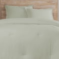 thumbnail image 2 of Vue Elements Lark Solid 3 piece 100% Cotton Duvet set - King - Green, 2 of 5