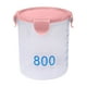 thumbnail image 2 of Frascos redondos apilables con tapa para almacenar alimentos | Juego de 4 piezas graduadas | Recipientes herméticos de cocina para refrigerios, granos, repostería y almacenamiento en el refrigerado, 2 of 6