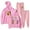 Pink, variant on Anuel AA Real Hasta la Muerte 2 Tour Hoodie Pants Two Piece Sets Sweatshirts Sweatpants Women Men's Set