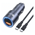 thumbnail image 1 of Cargador para Auto BLOOSOM 38W Rápida PD 20W y QC 3.0 18W con Cable Tipo C A C, 1 of 5