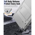thumbnail image 4 of TEMOGU-Case Fit 2018/2017 iPad 9.7 6th/5th Generation - [Heavy Duty] Shockproof Full Body Rugged Hybrid Cover with Built-in Screen Protector Compatible with Apple iPad 9.7 Inch 2018/2017, Light Gray, 4 of 4