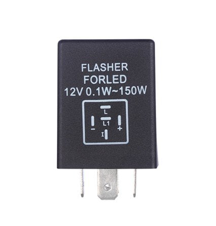 Aoile 5-Pin LED Electronic Flasher Relay Used for LED Turn Signal Light Bulbs 