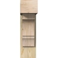 thumbnail image 2 of Ekena Millwork 8"W x 20"D x 28"H Balboa Block Rough Sawn Bracket w/ Offset Brace, Douglas Fir, 2 of 25