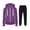 Purple, variant on Drovellove Women's 2 Piece Tracksuit Set – Long Sleeve Pullover Hoodie with Matching Pants, Loose Fit Athletic Lounge Suit, Soft Breathable Polyester Travel Outfit