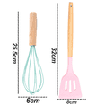 thumbnail image 2 of Small Whisks Stainless Steel Handle Mini Tiny Mixing Balloon Wire Whisks Ceramic Whisk (4 Pieces), 2 of 5