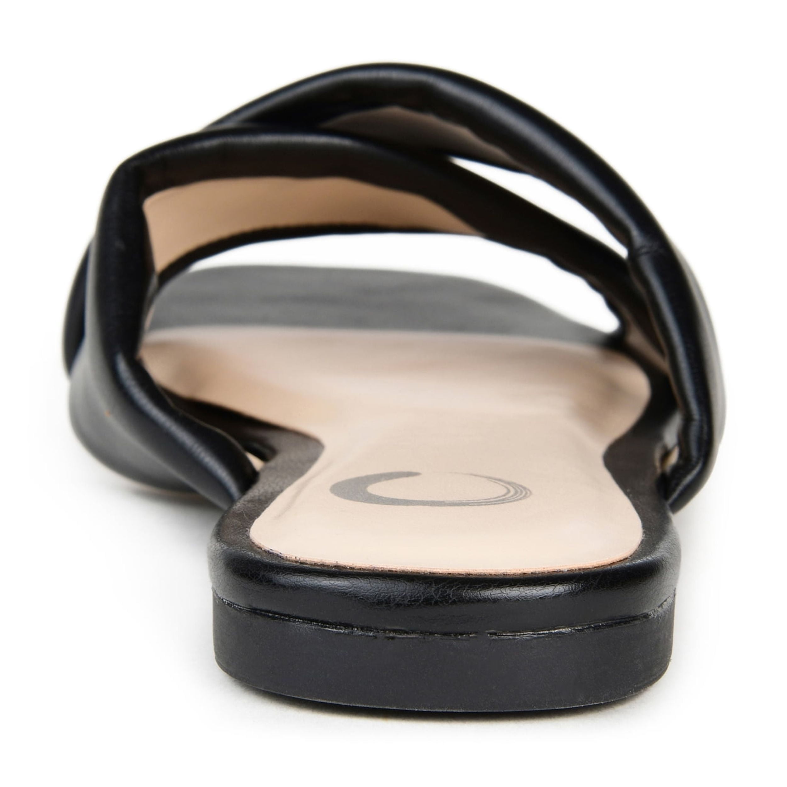 Journee Womens Carlotta Slide Flat Sandals
