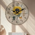 thumbnail image 4 of DESIGNICE Wall Clock,Stylish and Timeless Design Bathroom Clock,Silent Movement Large Wall Clock,12",Style7, 4 of 4