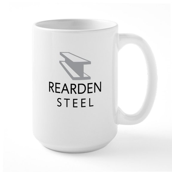 CafePress - Rearden Steel Large Mug - 15 oz Ceramic Large White Novelty Mug
