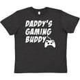 thumbnail image 3 of Inktastic Daddy's Gaming Buddy with Controller Youth T-Shirt, 3 of 5