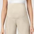thumbnail image 5 of Wink WonderWORK Maternity Cargo Scrub Pant, Khaki, M Womens, 5 of 6