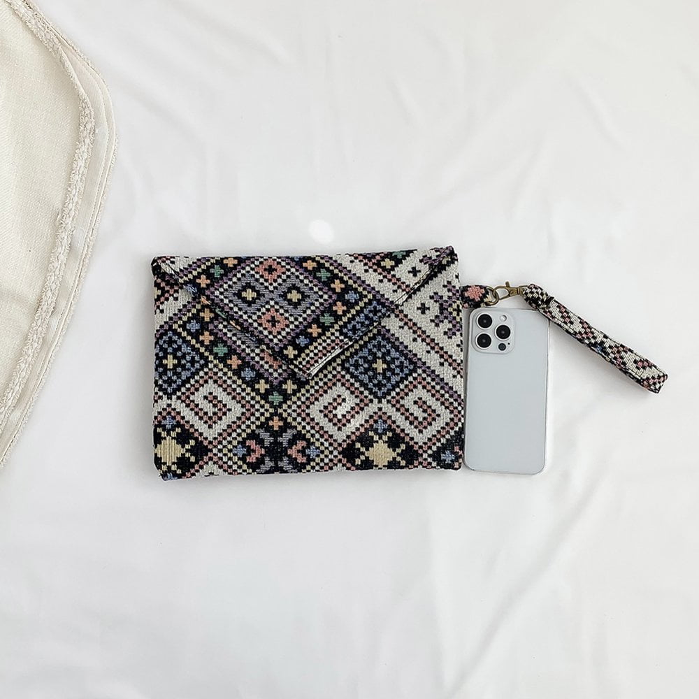 Sac à Main en Toile pour Femmes Style Bohème Sacs Ethniques