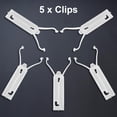 thumbnail image 7 of Retaining Clip Part#20631034 20151449 Lower Wide Chrome Door Trim Molding Retaining Clip Install Set Compatible With For 1980-1990 Chevrolet Caprice Pontiac Parisienne (5-Pack), 7 of 7
