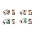thumbnail image 1 of Kat Let’S Play 4 Piece Playing Cards Plastic Coated Design A B C D Multicolour Pack Premium Art Card Paper Deck For Bridge Rummy Poker Diwali Taash Game With Much Better Look | Use For Party & Game, 1 of 5