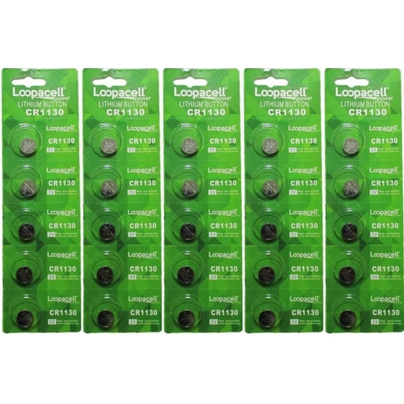 LOOPACELL (25) CR1130 Lithium Coin Cell Batteries