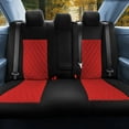 thumbnail image 3 of For 2012-2017 Toyota Camry LE | SE | XSE | XLE FH Group Neoprene Waterproof Custom Fit Car Seat Covers - Red Rear, 3 of 6