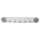 thumbnail image 2 of 1pc Suction Cup 5 Hook For Bathroom Towel Rack Plastic Punch-free Corrugated Rotating Suction Cup Hook Household Bathroom Parts, 2 of 11